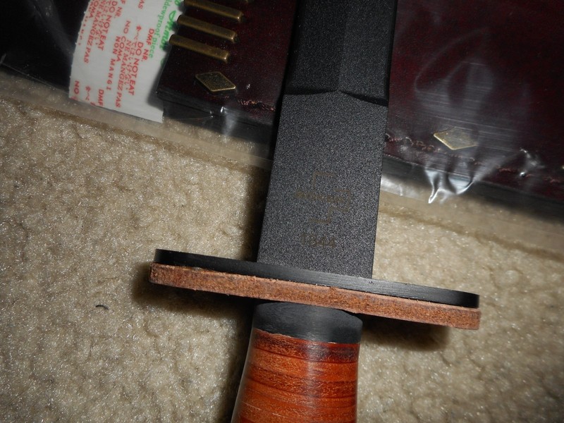 Quality WWII repro V-42 1st Special Service Force Boker knife w/ sheath & patch gallery