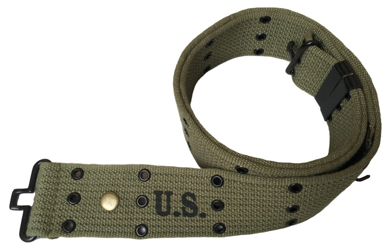WWII U.S. M1936/M36 Pistol Belt Reproduction-OD GREEN gallery