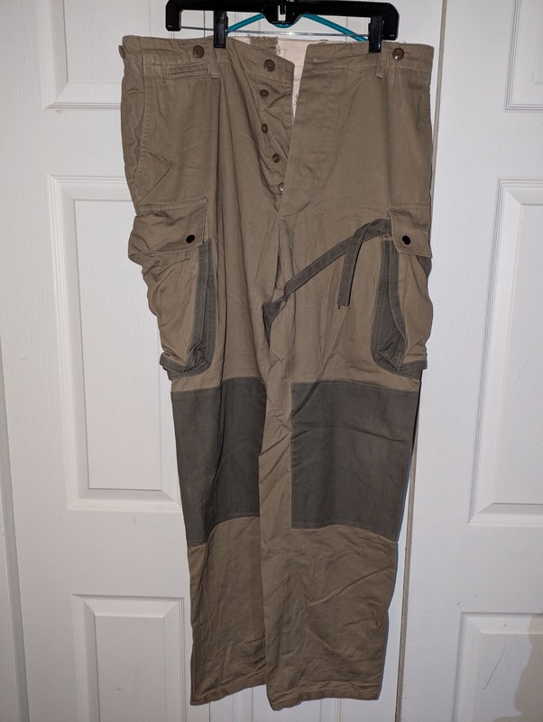 ATF M42 Reinforced Paratrooper Jump Pants 34 Waist W/Leg Straps.