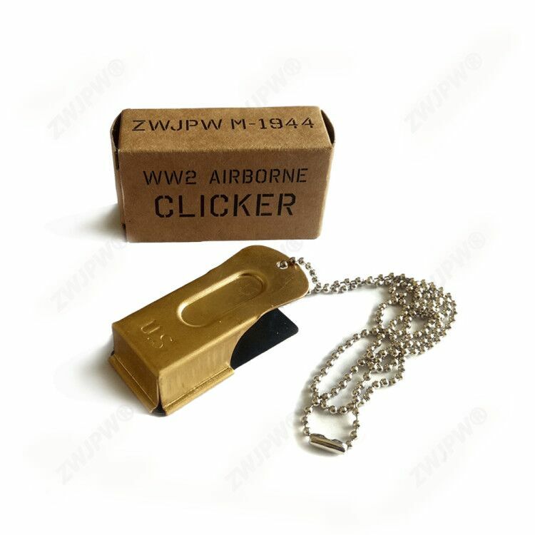 WW2 US Airborne CRICKET CLICKER American D-Day Normandy paratroopers Signals gallery