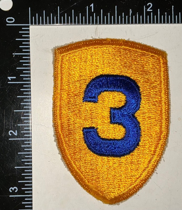REPRODUCTION Pre & Early WWII US Army 3rd Cavalry Division YELLOW Patch