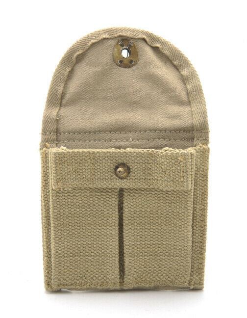 WW2 .30 M1 CARBINE SLING OILER BUTTSTOCK POUCH & FLEECE CASE KHAKI Dated 1942 gallery
