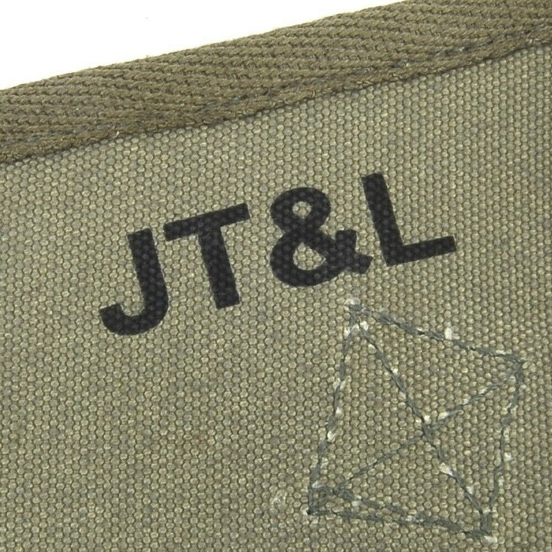 US WW2 M3 OD Canvas Colt 1911 .45 Tanker Shoulder Holster Marked JT&L gallery