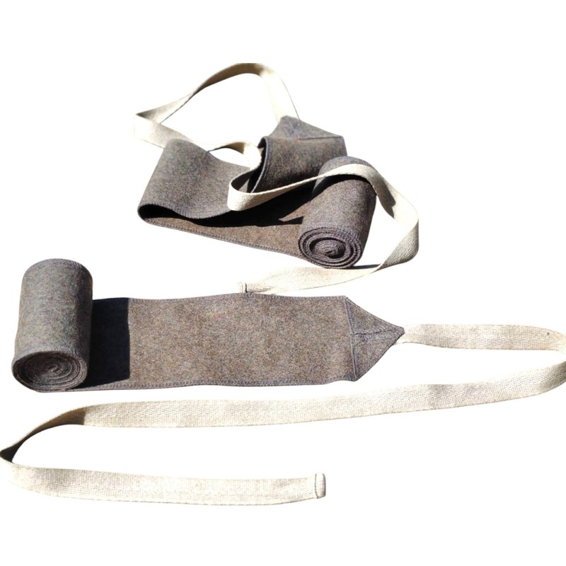 WW1 US Army Puttees Leggings Wraps M1910 Reproduction British WWI Grey Interlock gallery