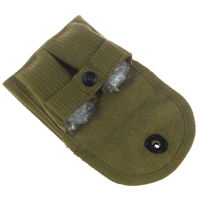 WWII WW2 U.S. M1 Carbine Ammo Pouch Magazine Bag 2 Cells Buttstock Khaki gallery