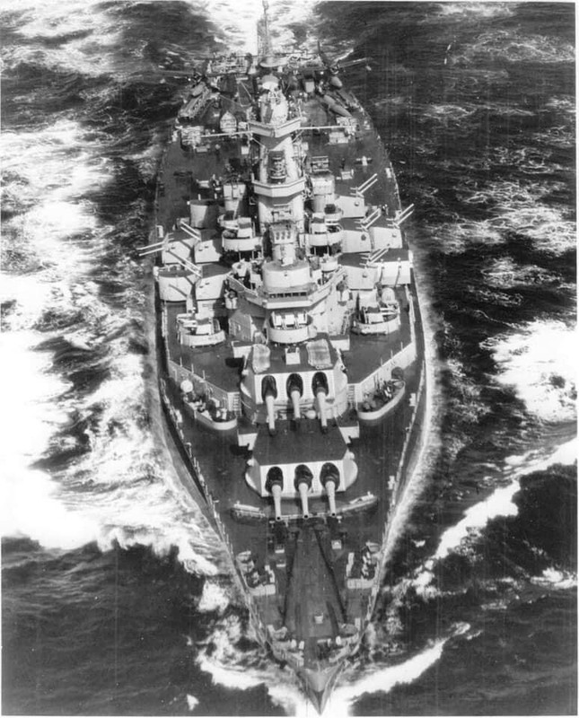 WW2 WWII Photo Battleship USS Alabama BB-60 US Navy USN World War Two 7320