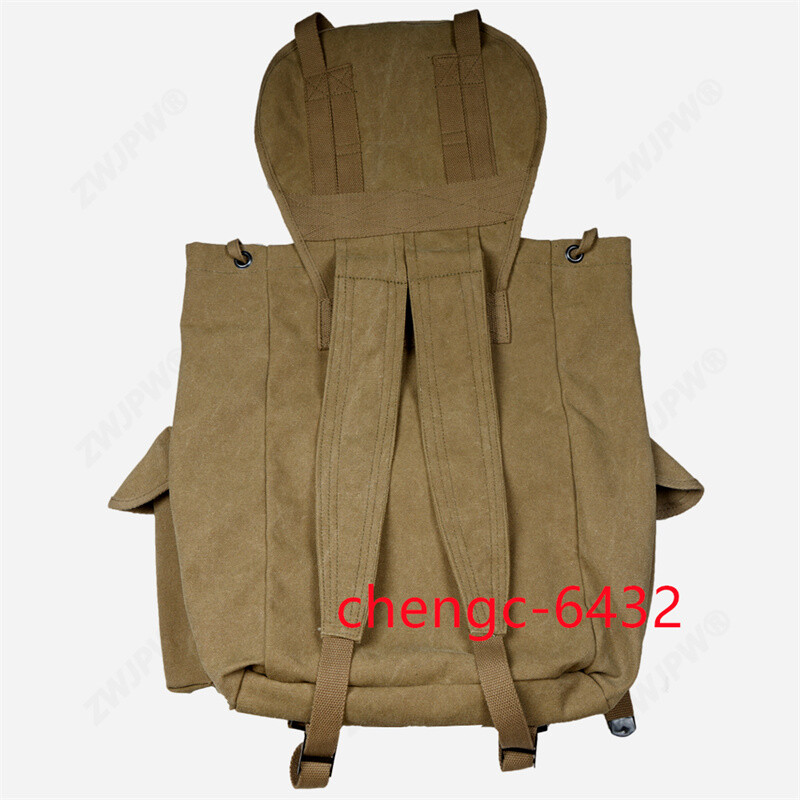 Replica WW II US Military Backpack Pouch Musette M14 Military Haversack Linen gallery