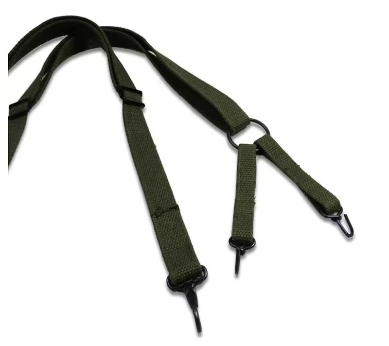 WWII US Army M1941 M1944 Suspender Strap Green-1388 gallery