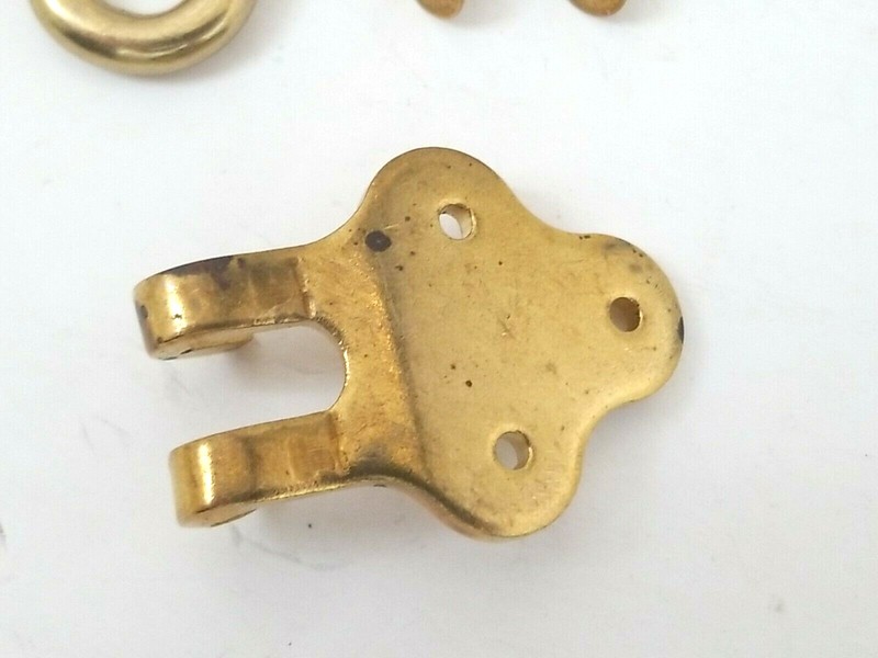 Sling Repair Replacement Parts Kit Brass Plated Hooks For 1907 Leather Slings gallery
