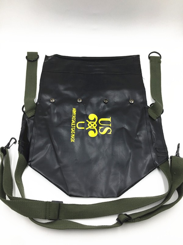 Gas Mask Bag American PU, Outdoor Sports Bag, Men's Backpack, Storage Bag, POUCH gallery