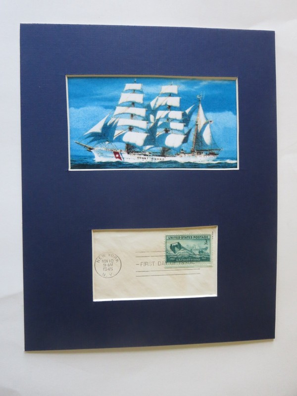 The U.S. Coast Guard & Tall Ship – USS Eagle First Day Cover of its own stamp