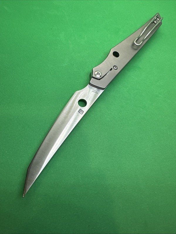 Spyderco COBOL (Clone) Folding Knife 3.25" M390 Titanium gallery