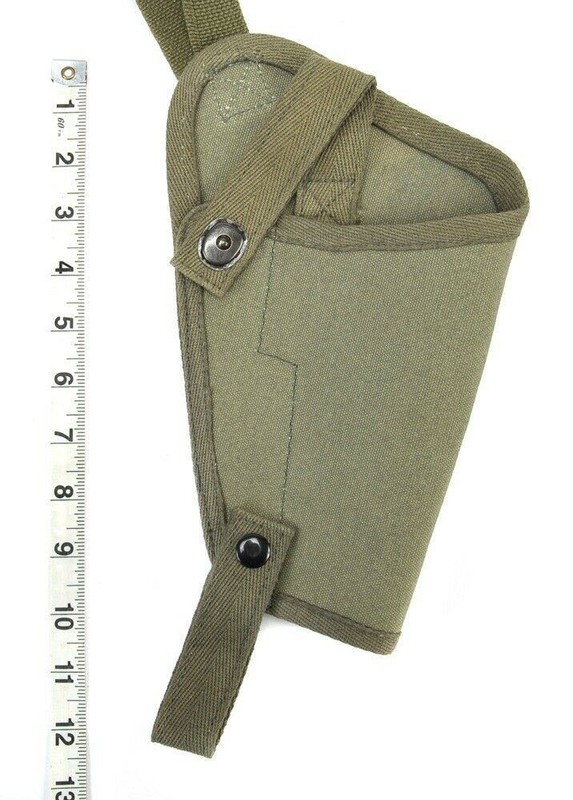 US WW2 M3 OD Canvas Colt 1911 .45 Tanker Shoulder Holster Marked JT&L gallery