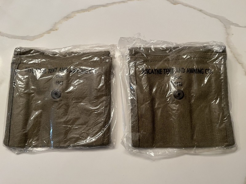 Pair M1 Carbine Magazine Pouches Reproduction gallery
