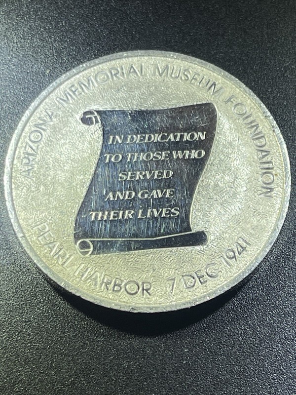 1+.OZ.999 RARE SILVER COIN WWII DEC 7 1941 PEARL HARBOR + GOLD ARMY AIR CORPS gallery