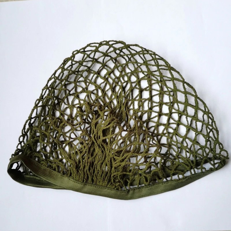 WWII US Army M1 Helmet Cover Cotton Camouflage Net Green