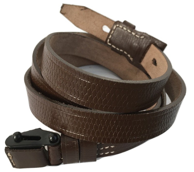 German WWII Kar 98 K98 98K Kar98 K43 Brown Leather Sling (Brown) gallery