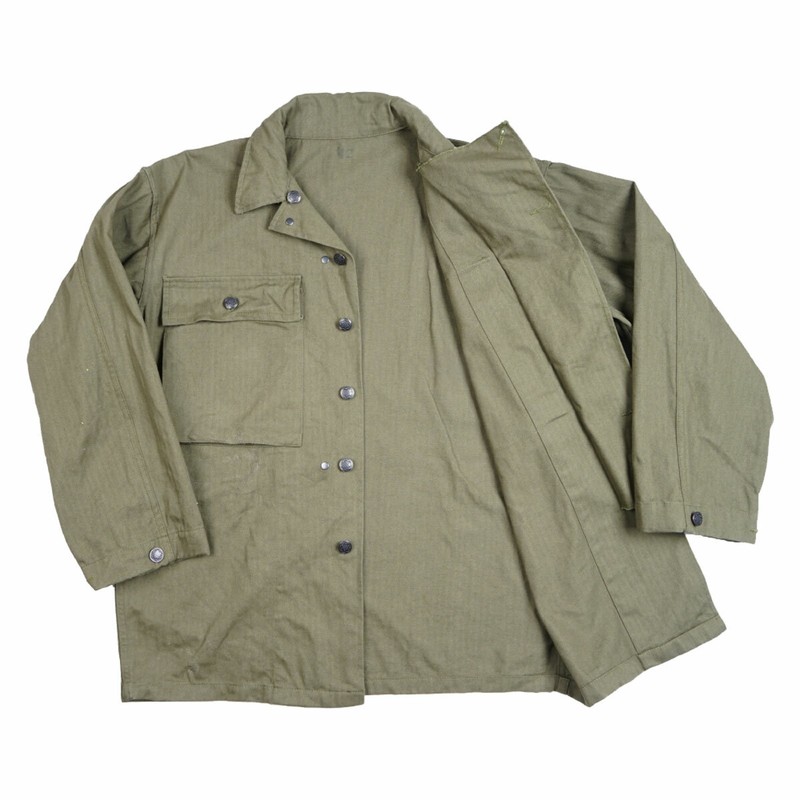 WWII US Army Tops Jacket Coat HBT Size 42R gallery