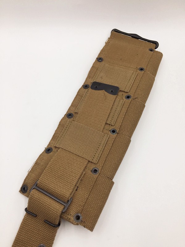 WW2 US ARMY EQUIPMENT M36 BAG BELT FIRST AID KIT AND 0.8L KETTLE X- TYPE STRAPS gallery