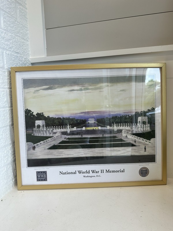 National World War II Memorial, Washington D.C. 18 x 22 Framed Picture