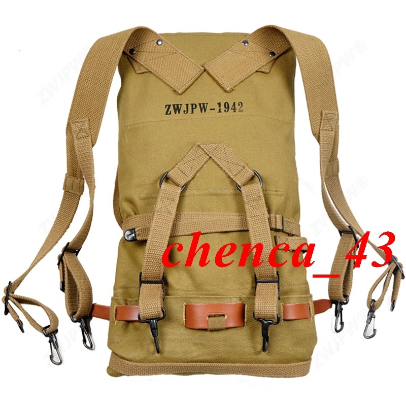 M1928 Haversack Replica WWII US Army Combat Field Pack Backpack Outdoors Cosplay gallery