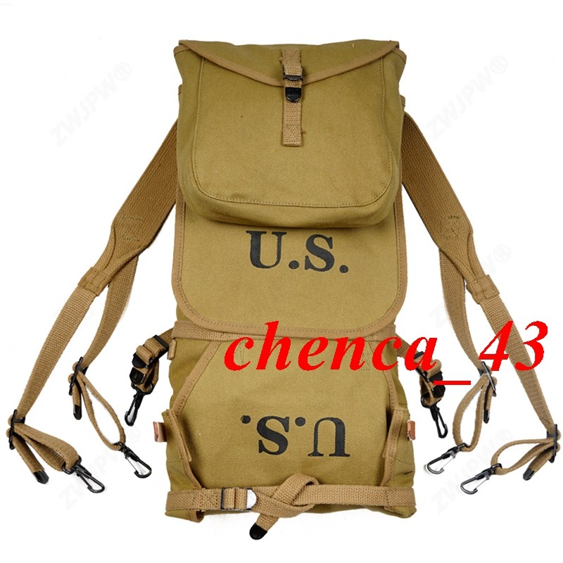 M1928 Haversack Replica WWII US Army Combat Field Pack Backpack Outdoors Cosplay gallery