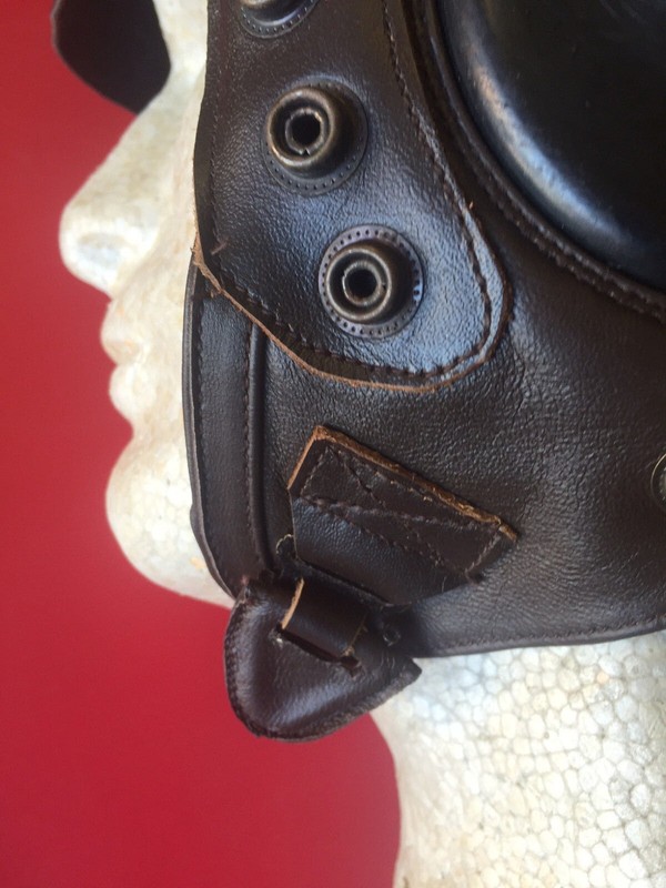 USAAF TYPE A-11 LEATHER FLYING HELMET 7 1/4 gallery