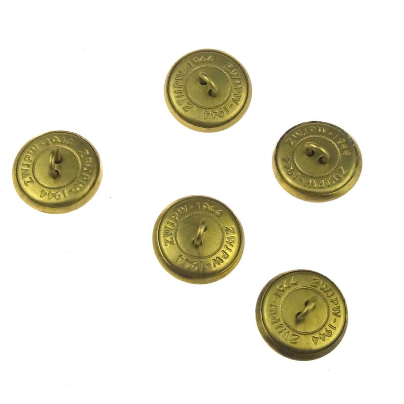 5 Pieces of WW2 US American Eagle Uniform Metal Button Diameter 16 mm gallery