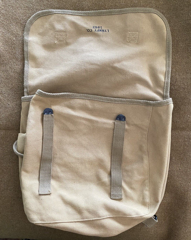 WWII Repro Khaki M1936 Musette Bag gallery