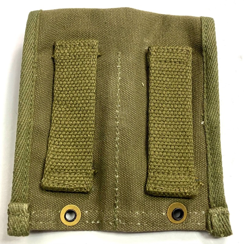 WWII US ARMY M1 CARBINE RIFLE 15RD EQUIPMENT BELT AMMO POUCH-OD#7 gallery