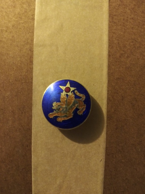 USAAF 14th Air Corps Pin/DUI/Insignia Pin Back – WW2 Reproduction