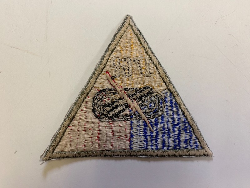 F0184 Repro WW2 US Army Armored Tank Division Triangle 17th Group IR43C gallery