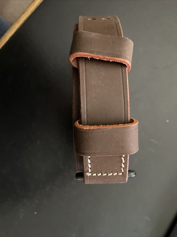 WWII M1907 Leather Sling Brand NEW Reproduction Drum Dyed Leather- Dark BROWN gallery