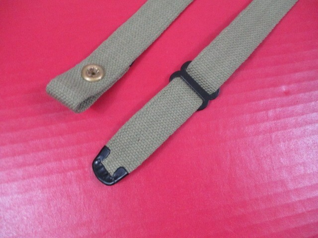 WWII US GI M1 Carbine C-Tip Lt OD Canvas Sling w/Oiler Dated 1943 - Reproduction gallery