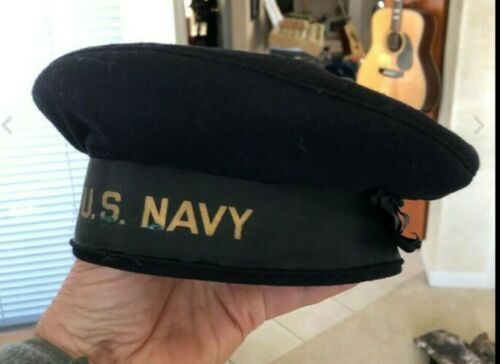 USA Navy Cap – Reproduction 1940’s style Navy Dress Blue cap – USA Cap