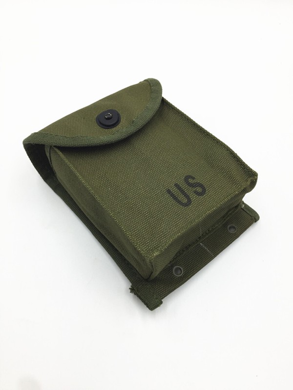 Reproduction The Korean War US Army 30RD M14 CARBINE Army Green Canvas Pouch gallery