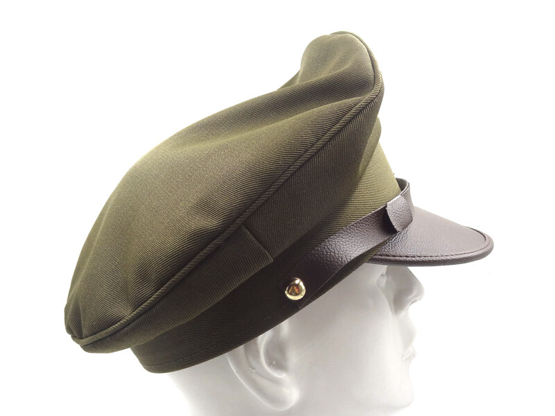 WW2 US Army Air Corps Officer Crusher Hat Military Cap With Golden Eagle Badge M gallery