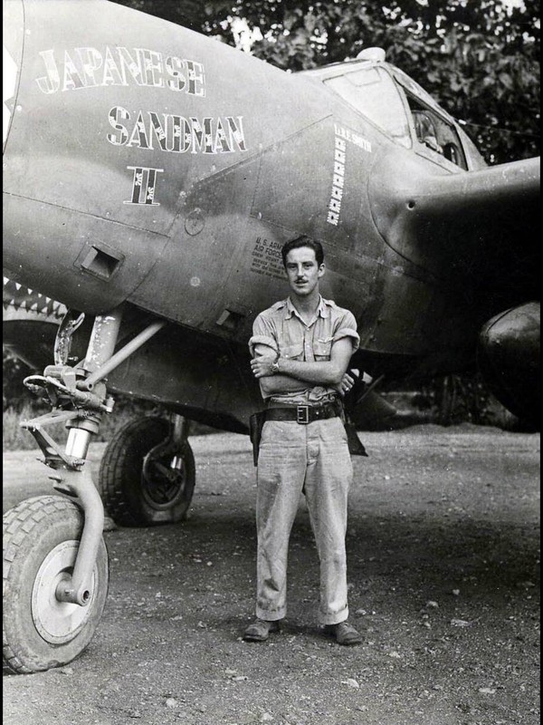WW2 Photo WWII USAAF P-38 "Japanese Sandman" and Pilot PTO World War Two/ 5336
