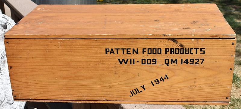 Repro WW2 US Army Field 38pc Pack Empty K Ration Morale Units PATTEN Reenact War
