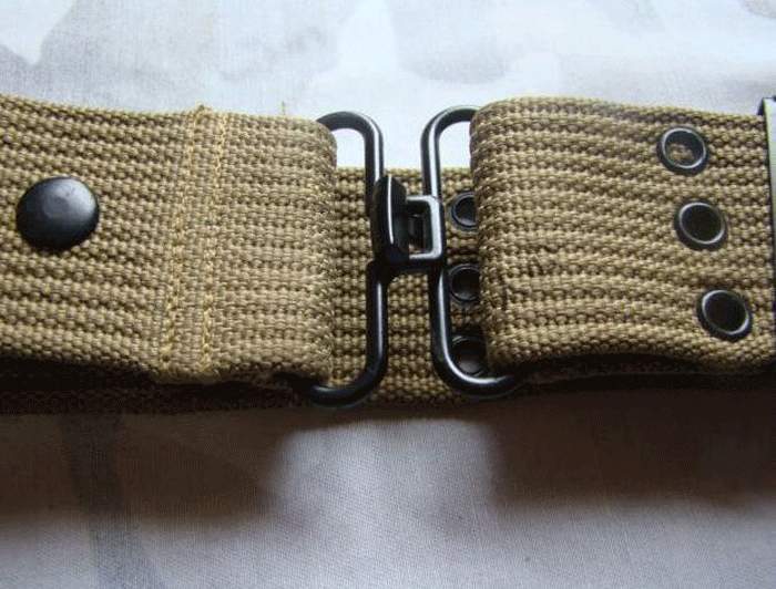 WWII US Amry Webbing Equipment Belt - US049 gallery