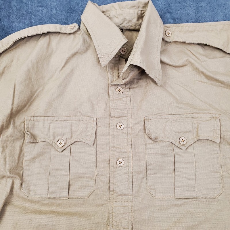What Price Glory Men's 42 Military Reproduction WWII Light Brown 100% Cotton gallery