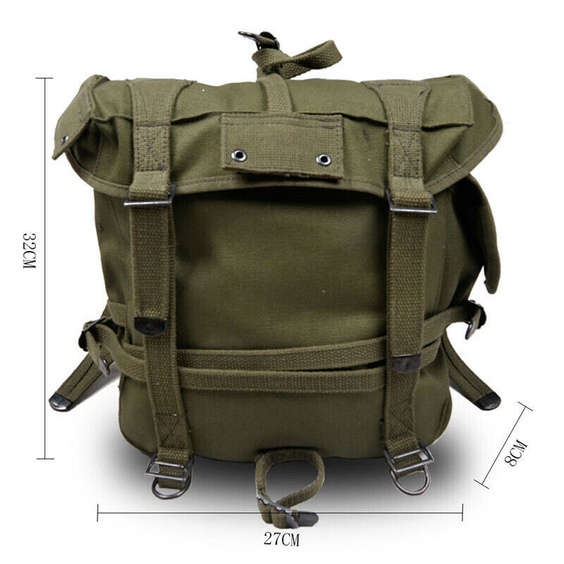 WW2 US M1945 BACKPACK KOREAN WAR TACTICAL BAG SOLDIER MILITARY CANVAS Backpack
