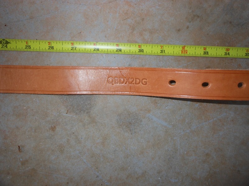 US Armored Vehicle / Tank Tool Strap, New, WWII, Leather, Reproduction QBDX2DG gallery