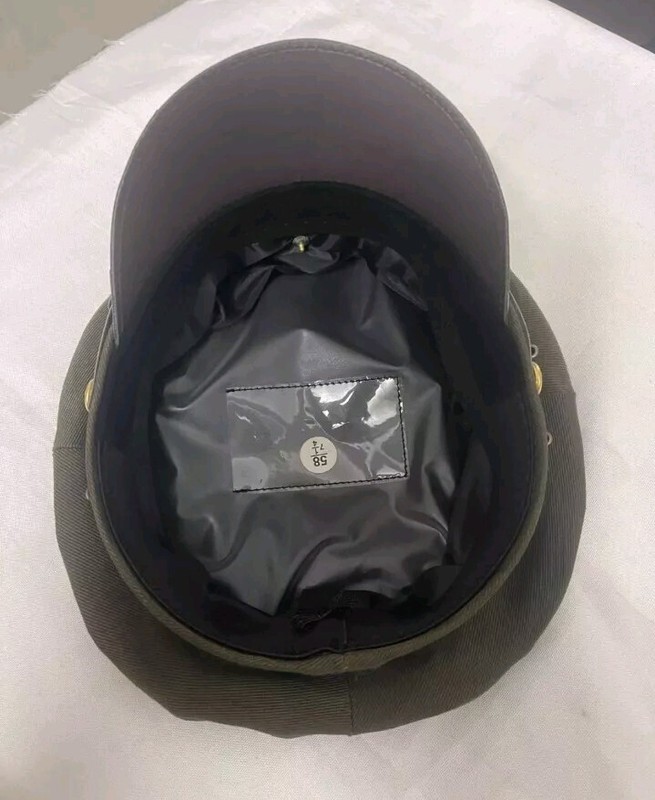 US Army Officers Visor Cap - Chocolate - All Sizes Repro WW2 Crusher Service Hat gallery