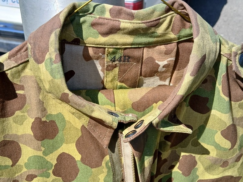 WW2 QUALITY REPRO US M42 PARATROOP COAT 44R DUCK HUNTER CAMO gallery