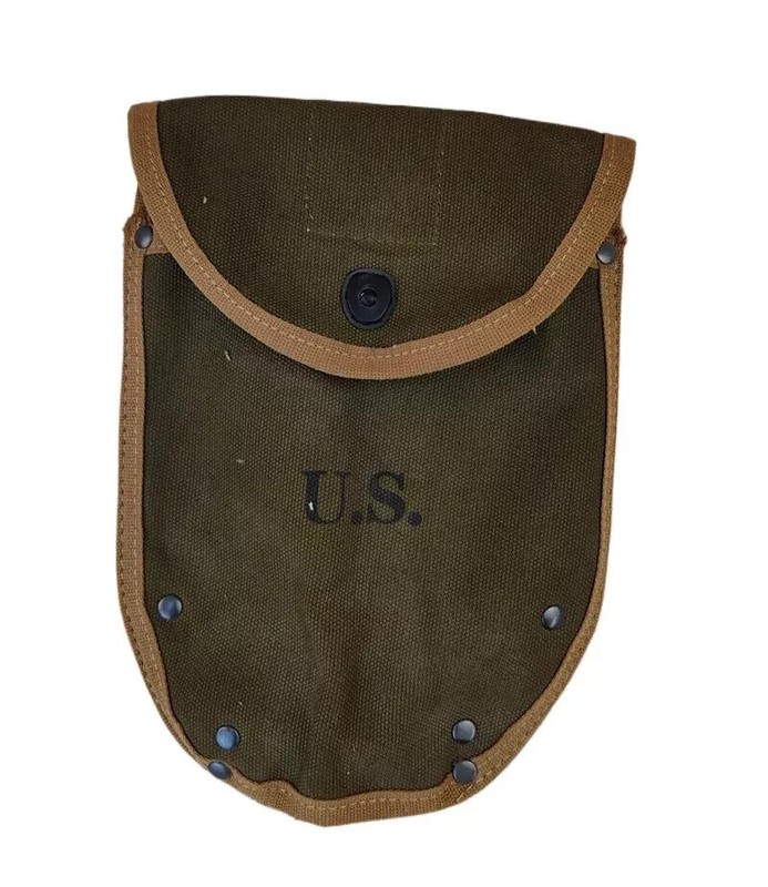 military WW2 US ARMY M43 FOLDING SHOVEL HEAD COVER TOOL CARRIER sailcloth
