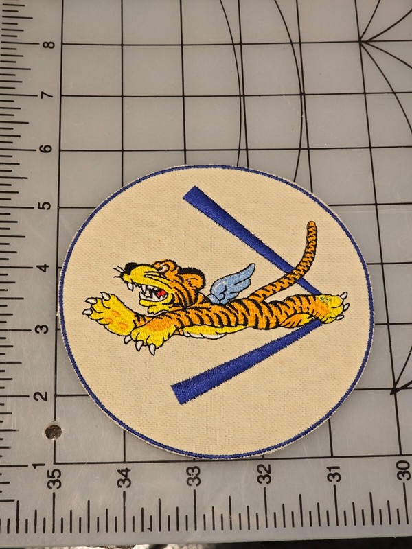 Reproduction WW2 US Army AVG Flying Tigers 3 Fighter Squadron Patch 3289 gallery