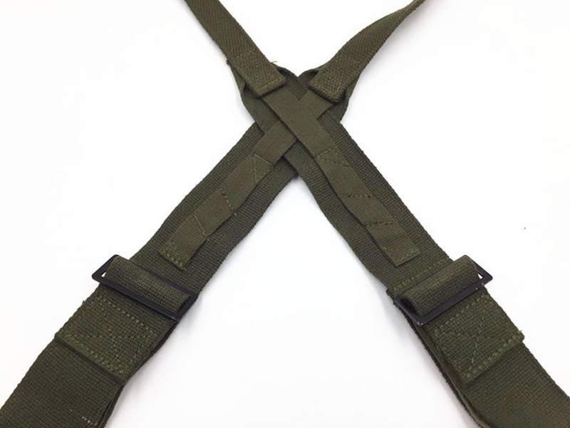 US Army Korean War M1945 Combat Field Pack Suspenders Shoulder Straps gallery