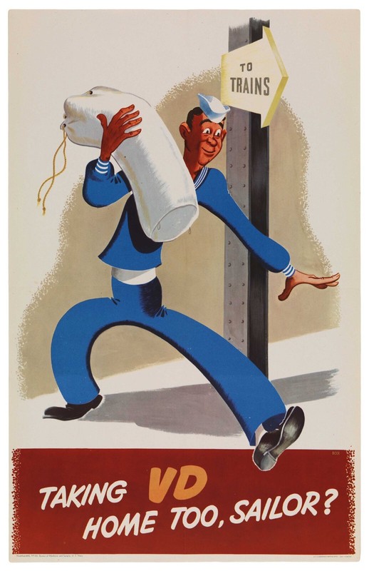 WW2 VD POSTERS - (8) 11x17 POSTERS - BEAUTIFUL REPROS! gallery