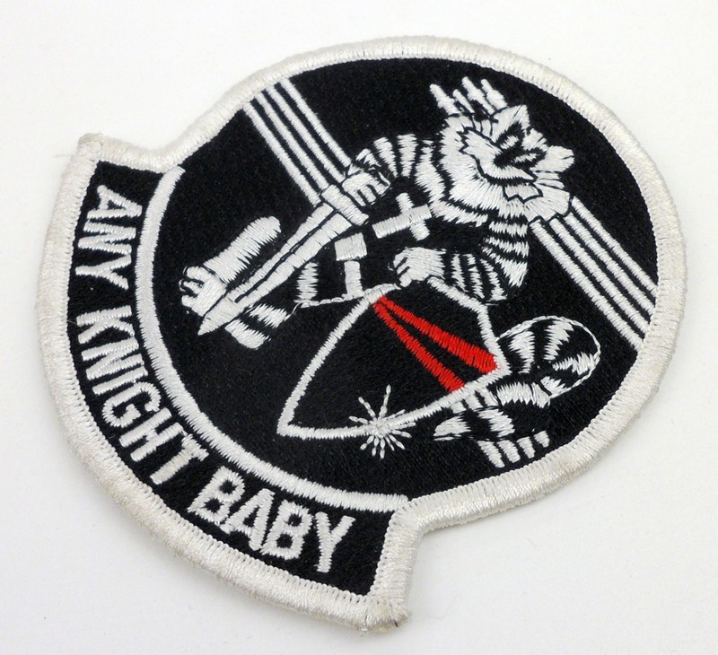 US Navy F-14 Tomcat ANY KNIGHT BABY Patch Embroidered Iron-On Patch gallery